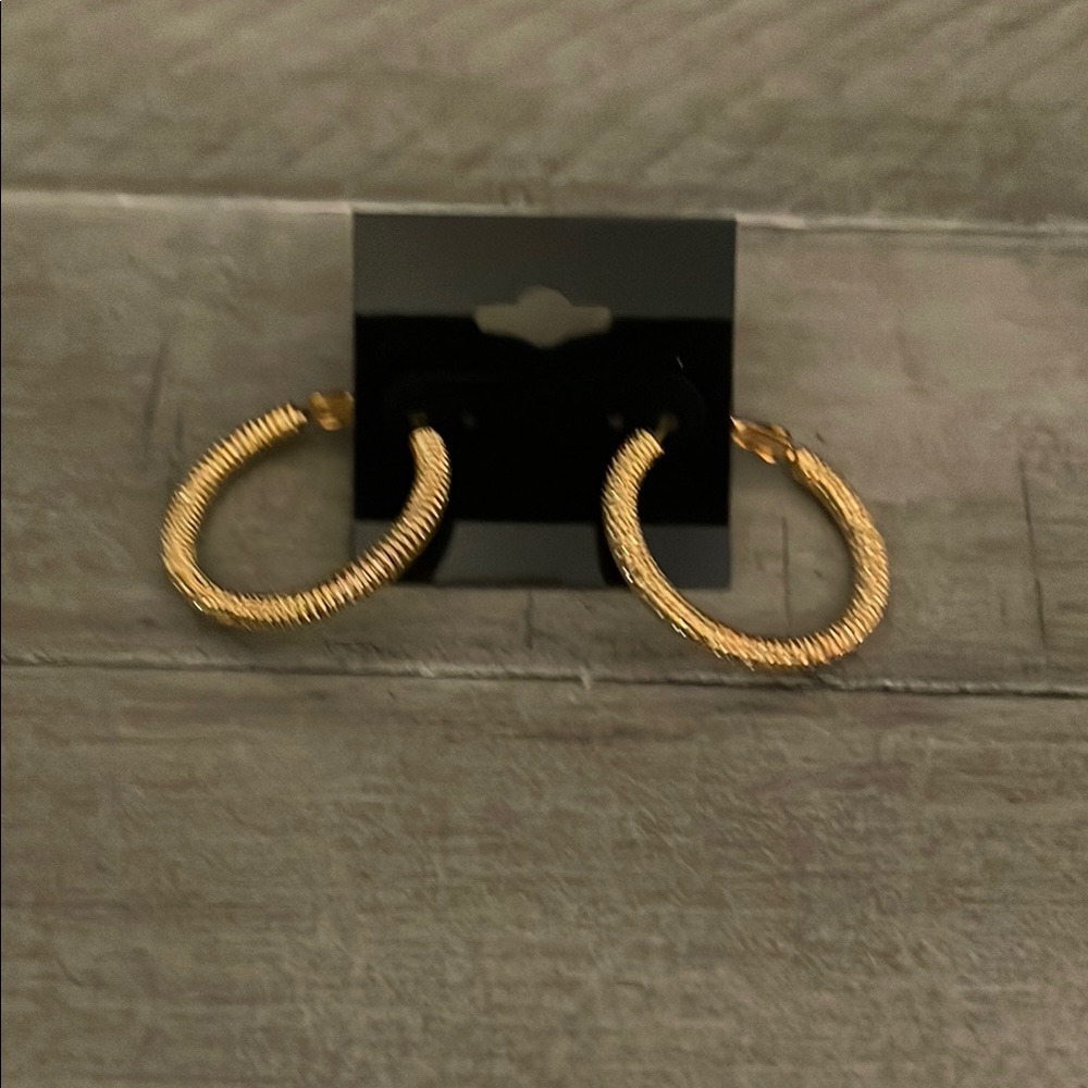 Gold Hoop Earrings